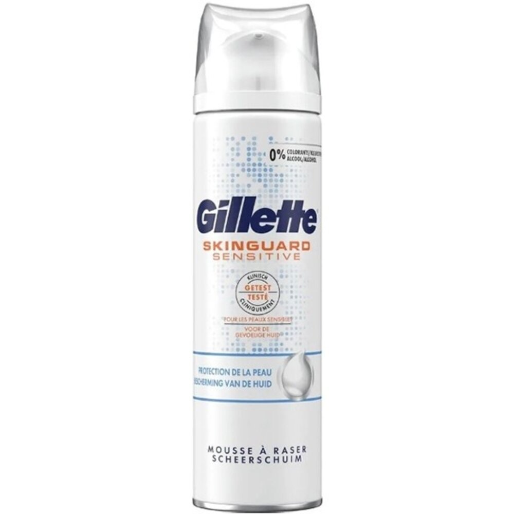 Gillette Gillette Skinguard Sensitive Scheerschuim - 250 ml Gillette Gillette Skinguard Sensitive Scheerschuim - 250 ml