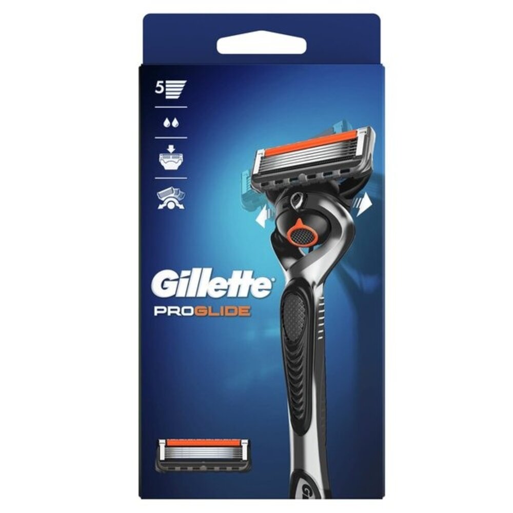Gillette Gillette Fusion5 ProGlide Scheerhouder - Met 2 Mesjes Gillette Gillette Fusion5 ProGlide Scheerhouder - Met 2 Mesjes