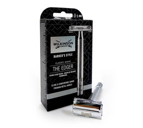 Wilkinson Wilkinson Barber’s Style Classic Shave The Edger Safety Scheermes + 5 Mesjes Wilkinson Wilkinson Barber’s Style Classic Shave The Edger Safety Scheermes + 5 Mesjes