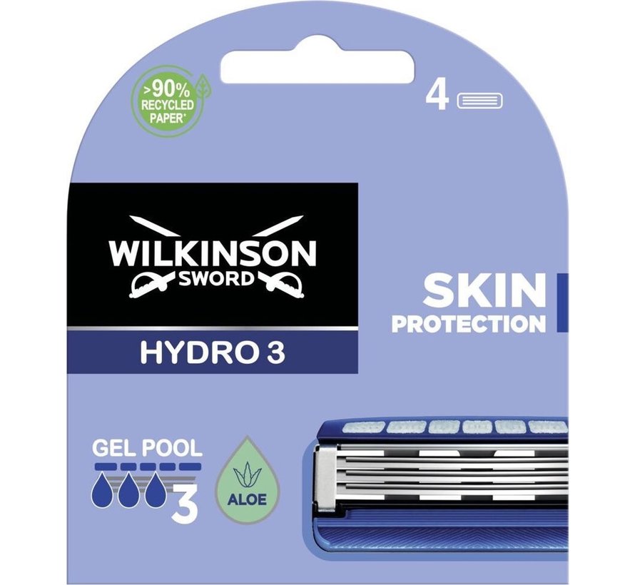 Wilkinson Hydro3 Scheermesjes - 4 stuks