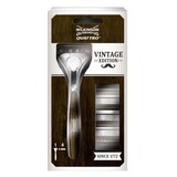Wilkinson Wilkinson Quattro Vintage Scheermes + 4 Vervangbare scheermesjes Wilkinson Wilkinson Quattro Vintage Scheermes + 4 Vervangbare scheermesjes