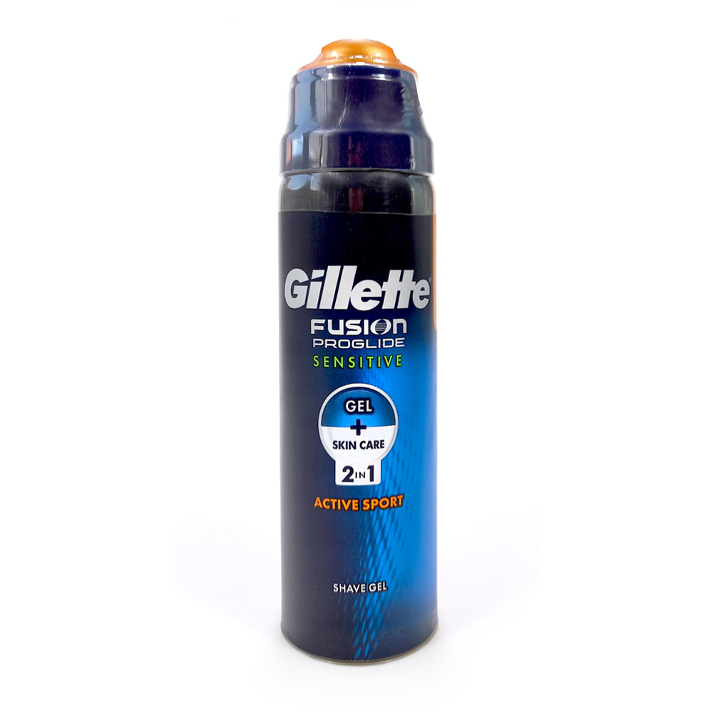 Gillette Proglide Scheergel Sensitive Active Sport 2 In 1 - 170 ml
