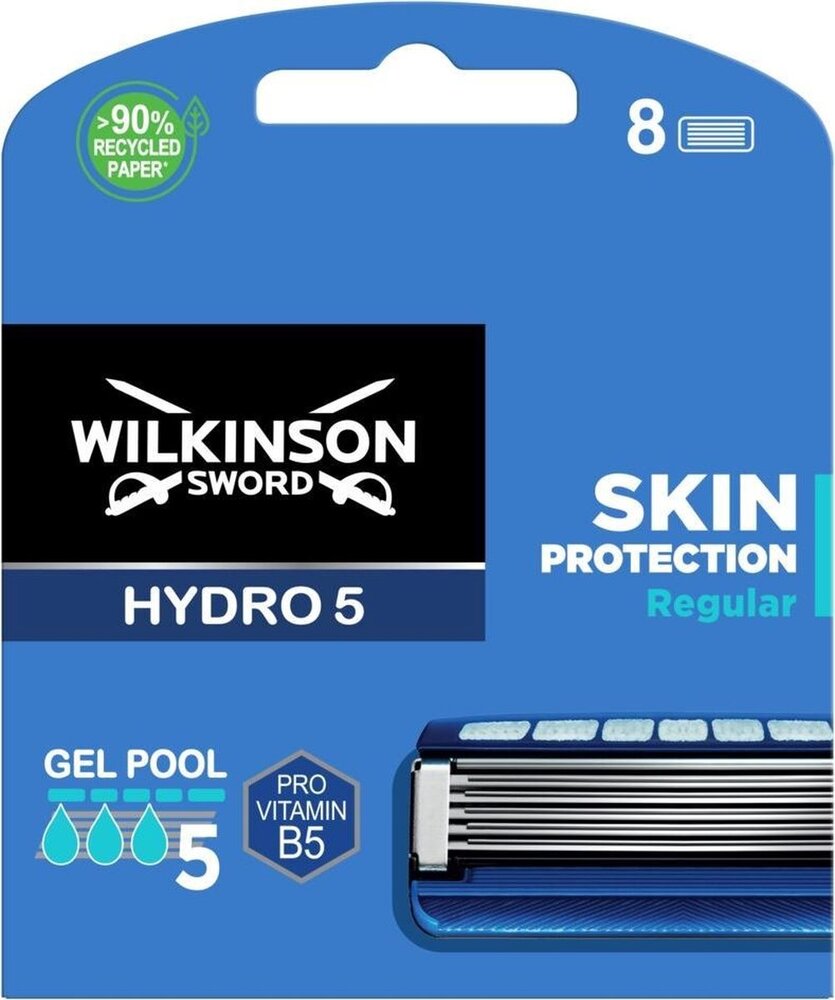 Wilkinson Wilkinson Hydro5 Skin Protection Scheermesjes - 8 Stuks Wilkinson Wilkinson Hydro5 Skin Protection Scheermesjes - 8 Stuks
