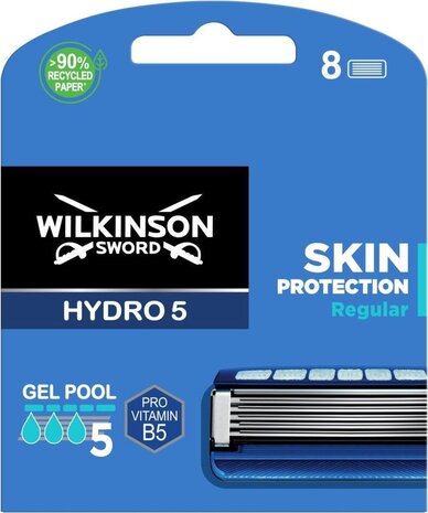 Wilkinson Wilkinson Hydro5 Skin Protection Scheermesjes - 8 Stuks Wilkinson Wilkinson Hydro5 Skin Protection Scheermesjes - 8 Stuks