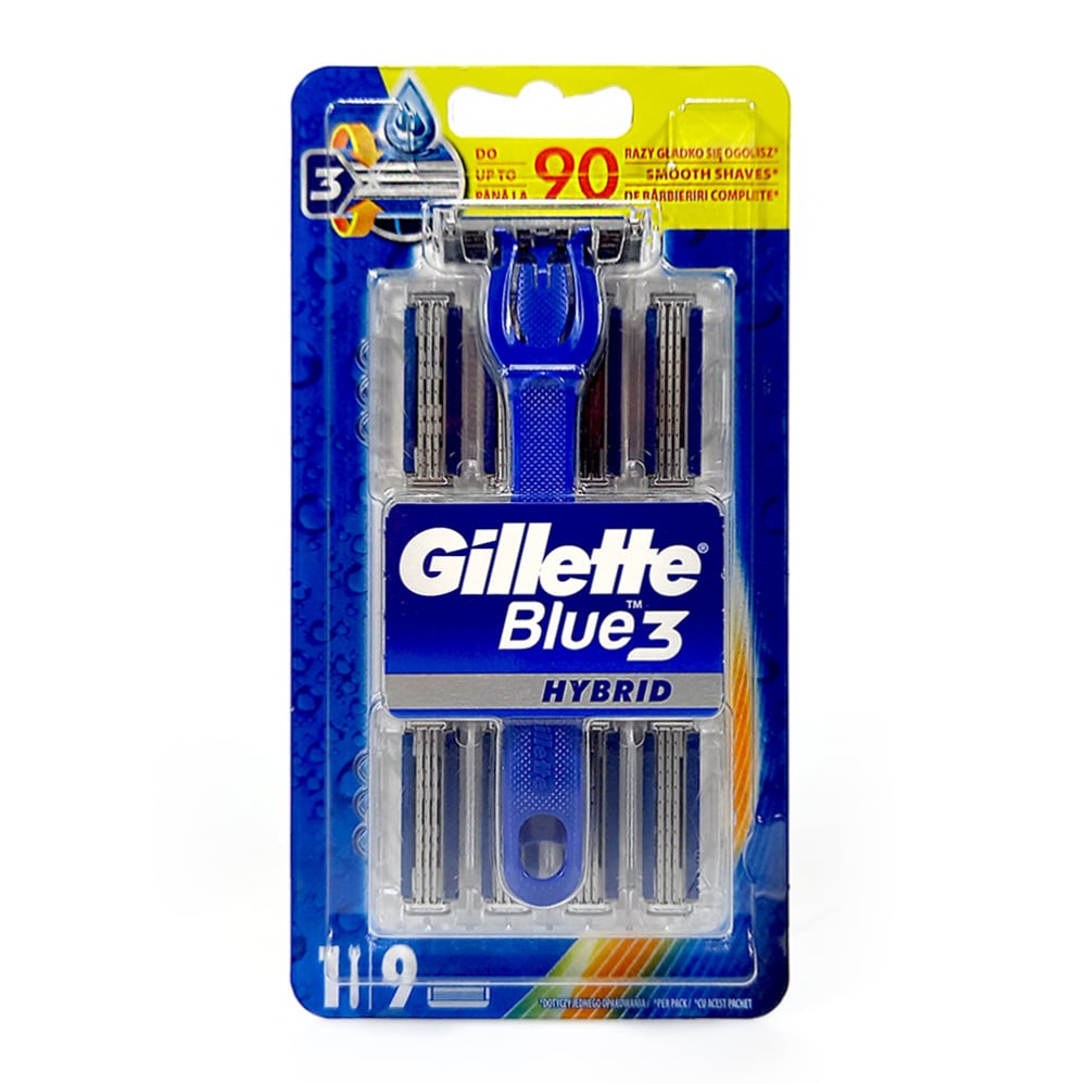 Gillette Blue 3 Hybrid 9X STUKS