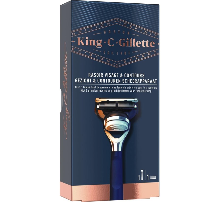 Gillette King C. Scheersysteem Gezicht