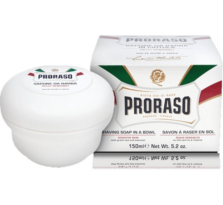 Proraso Scheerzeep 150ml Sensitive Wit