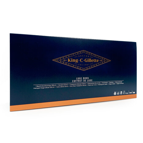 Gillette King C. Gillette Deluxe Baardverzorging set (7-delig)