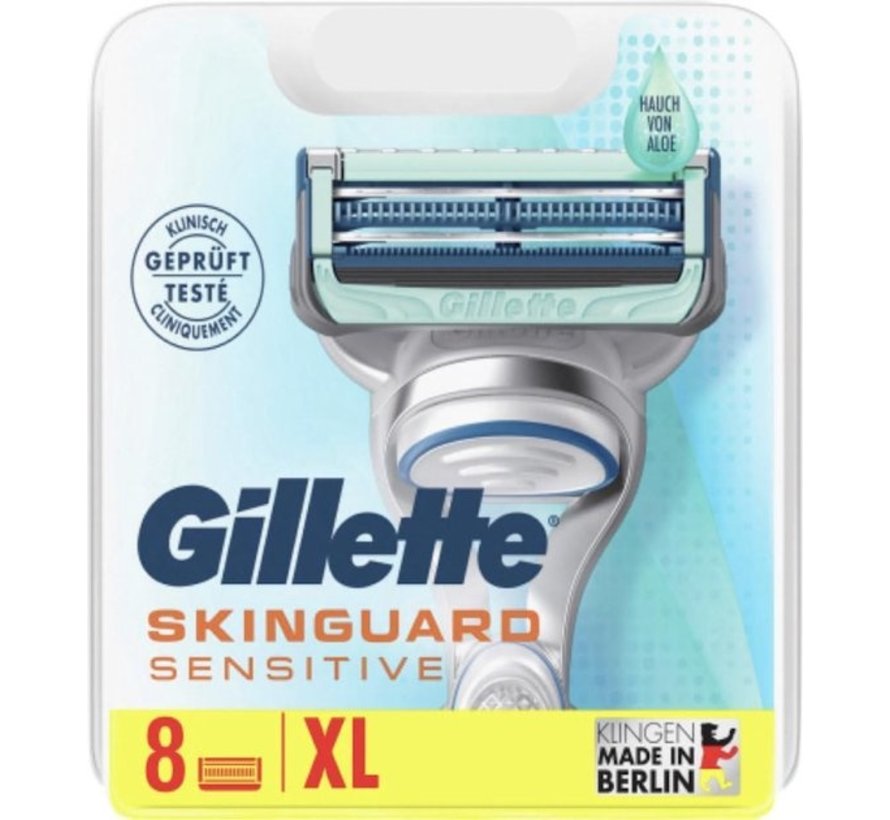 Gillette SkinGuard Sensetive Scheermesjes - 8 stuks