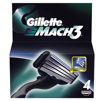 Gillette Gillette Navul Scheermesjes Mach3 -  4 pack