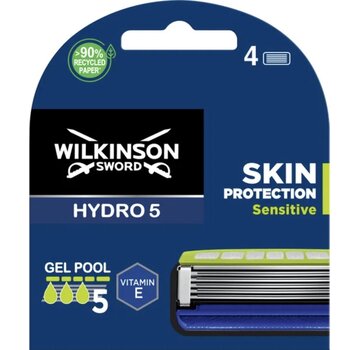 Wilkinson Wilkinson Sword Hydro 5 Scheermesjes Skin Protection Sensitive - 4 Stuks