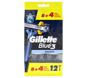 Gillette Gillette Wegwerpmesjes Blue 3 - 12 stuks Gillette Gillette Wegwerpmesjes Blue 3 - 12 stuks