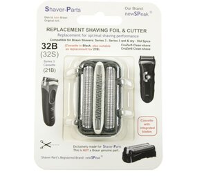 Huismerk Universeel Scheerblad Series 3 32B black Cassette series 3 Huismerk Universeel Scheerblad Series 3 32B black Cassette series 3