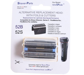Huismerk Universeel scheerblad Series 5 52S silver Cassette series 5 Huismerk Universeel scheerblad Series 5 52S silver Cassette series 5