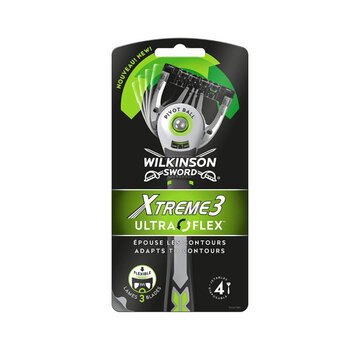 Wilkinson Wilkinson Xtreme 3 Ultra Flex 4 Wegwerp Scheermesjes - 4 Stuks