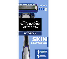 Wilkinson Wilkinson Hydro 3 Skin Protect Scheerapparaat - 1 Scheermesje Wilkinson Wilkinson Hydro 3 Skin Protect Scheerapparaat - 1 Scheermesje