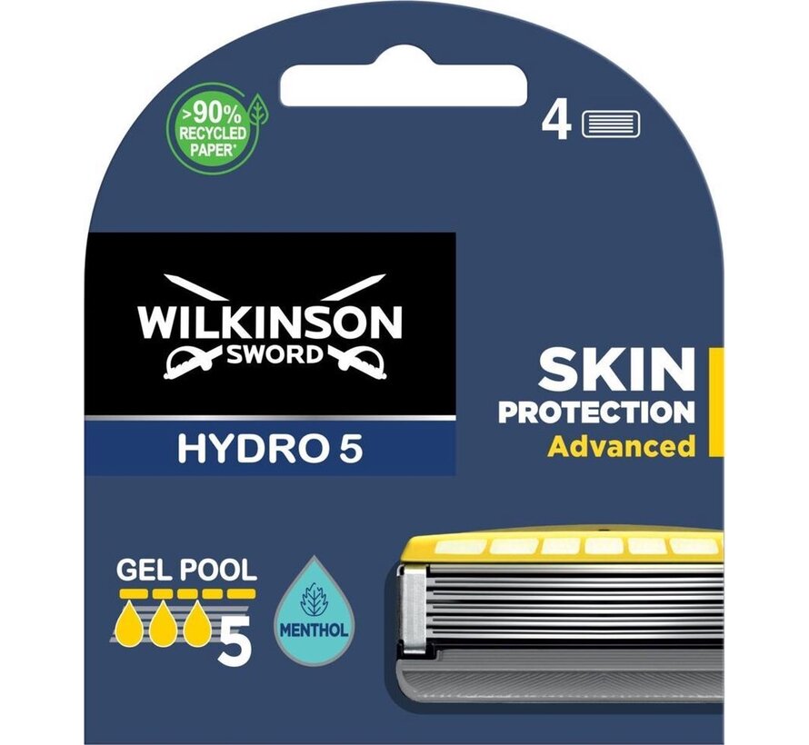 Wilkinson Hyrdo 5 Skin Protection Navulmesjes Advanced - 4 stuks