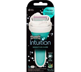 Wilkinson Wilkinson Intuition Sensitive Care Scheerapparaat - Inclusief 1 Scheermesje Wilkinson Wilkinson Intuition Sensitive Care Scheerapparaat - Inclusief 1 Scheermesje