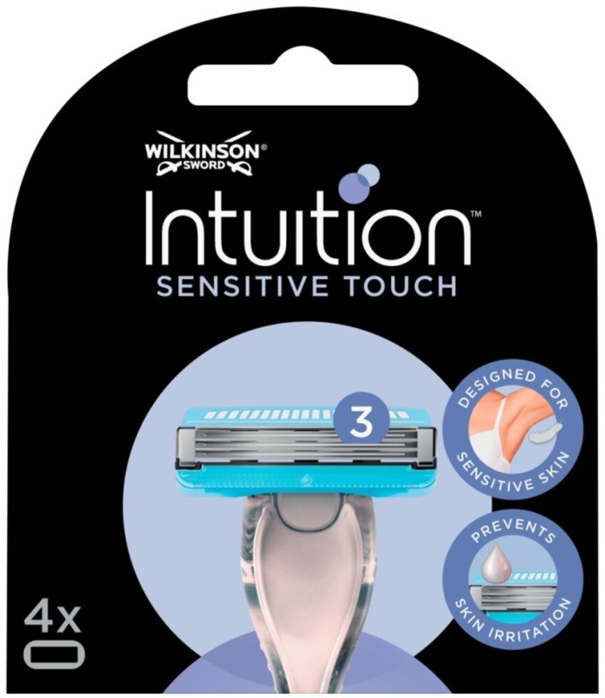 Wilkinson Wilkinson Intuition Sensitive Touch Navulmesjes - 4 stuks Wilkinson Wilkinson Intuition Sensitive Touch Navulmesjes - 4 stuks