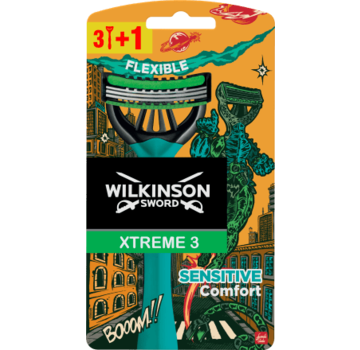 Wilkinson Wilkinson Xtreme 3 Sensitive Comfort Wegwerpscheermesjes - 4 stuks