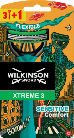 Wilkinson Xtreme 3 Sensitive Comfort Wegwerpscheermesjes - 4 stuks