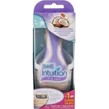 Wilkinson Wilkinson Intuition Dry Skin Cocos & Almond - houder + 1 Extra Scheermes Wilkinson Wilkinson Intuition Dry Skin Cocos & Almond - houder + 1 Extra Scheermes