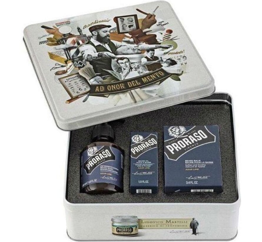 Proraso Giftset Beard Azur Lime