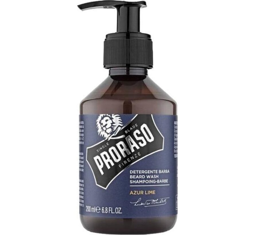 Proraso - Baard Shampoo - Azur Lime - 200ml