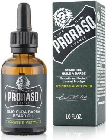 Proraso Baard Olie Proraso Cypress & Vetyver (30 ml)