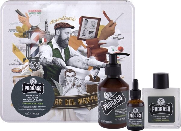 Proraso Proraso Heren Gift Set - Gift Set Beard Care Cypress and Vetiver Proraso Proraso Heren Gift Set - Gift Set Beard Care Cypress and Vetiver