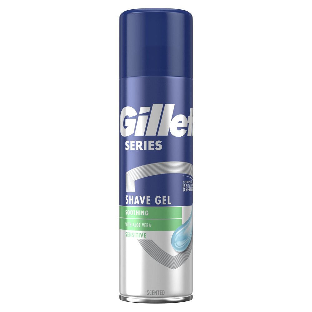 Gillette Gillette Shave Gel Series Sensitive - 200 ml Gillette Gillette Shave Gel Series Sensitive - 200 ml