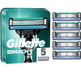 Gillette Gillette Mach 3 Scheermesjes - 5 stuks