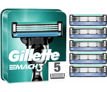 Gillette Gillette Mach 3 Scheermesjes - 5 stuks