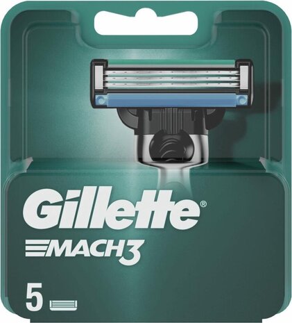 Gillette Gillette Mach 3 Scheermesjes - 5 stuks
