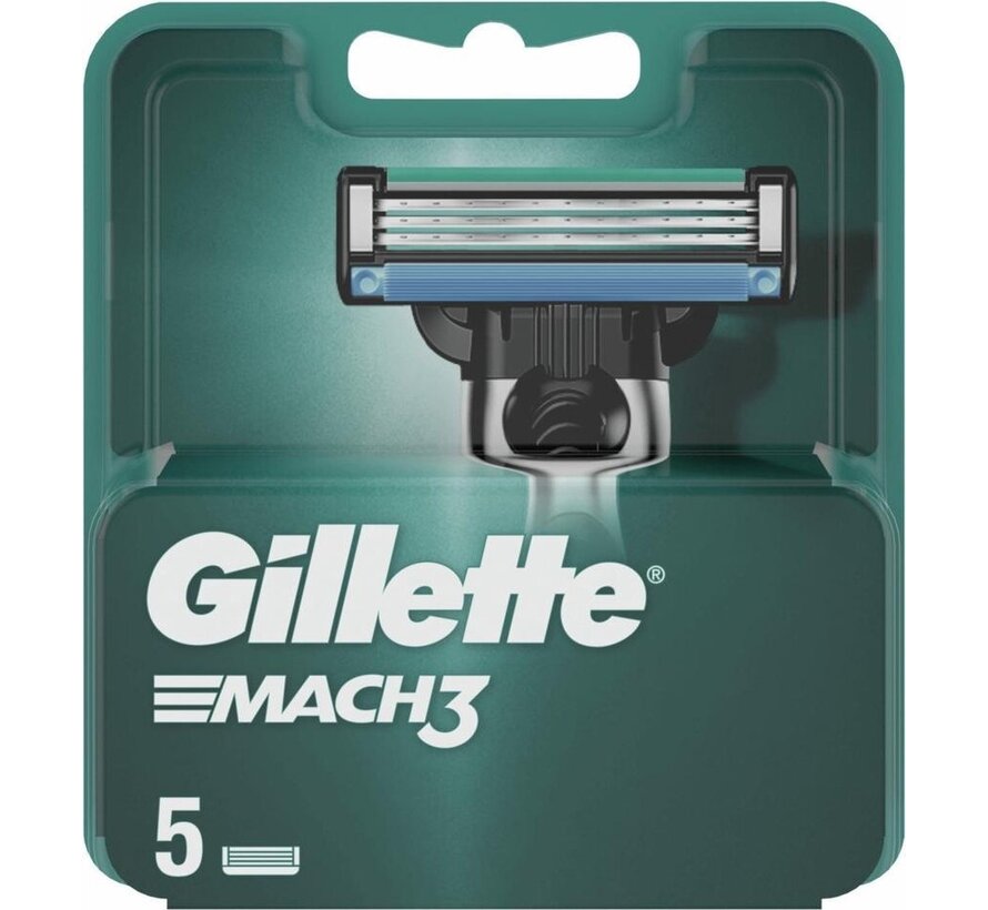 Gillette Mach 3 Scheermesjes - 5 stuks