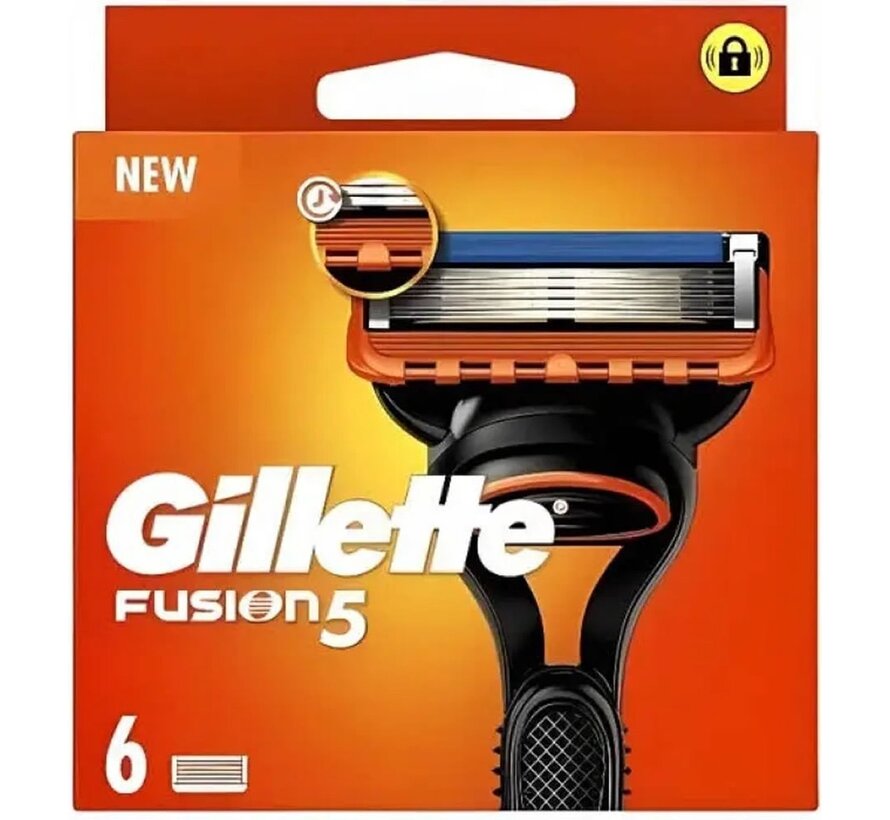 Gillette - Fusion5 - Scheermesjes/Navulmesjes - 6 Stuks