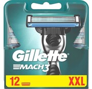 Gillette Gillette mach3 - 12 scheermesjes XXL pack