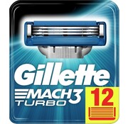 Gillette Gillette Mach 3 Turbo Scheermesjes - 12 stuks