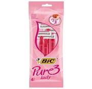 BIC BIC Pure 3 Lady Pink - Set van 4