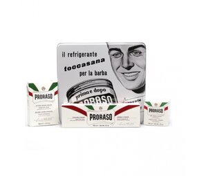 Proraso Proraso Vintage Scheerset Toccasana - 3 delig Proraso Proraso Vintage Scheerset Toccasana - 3 delig