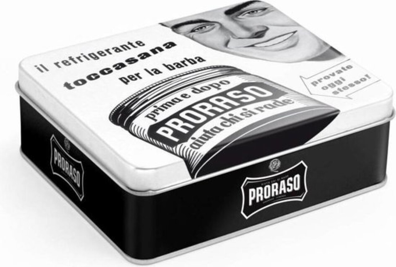 Proraso Proraso Vintage Scheerset Toccasana - 3 delig Proraso Proraso Vintage Scheerset Toccasana - 3 delig