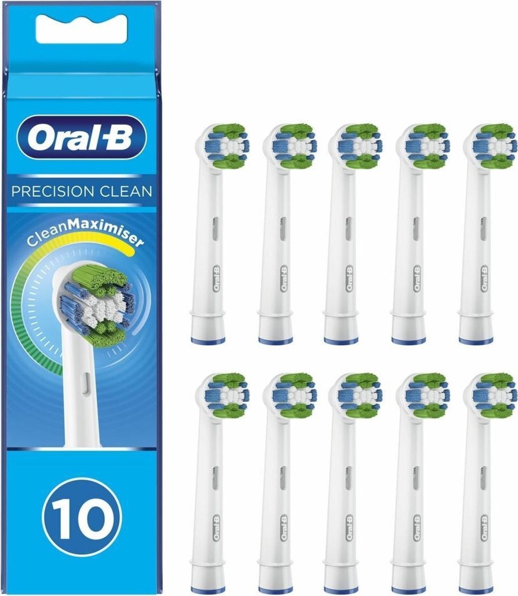 Oral B Oral-B Opzetborstels Precision Clean 10 stuk