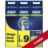 Oral B Oral-B Opzetborstels - Cross Action 9 stuks (3+3+3)