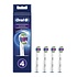 Oral-B Opzetborstels 3D White - 4 stuks Oral-B Opzetborstels 3D White - 4 stuks