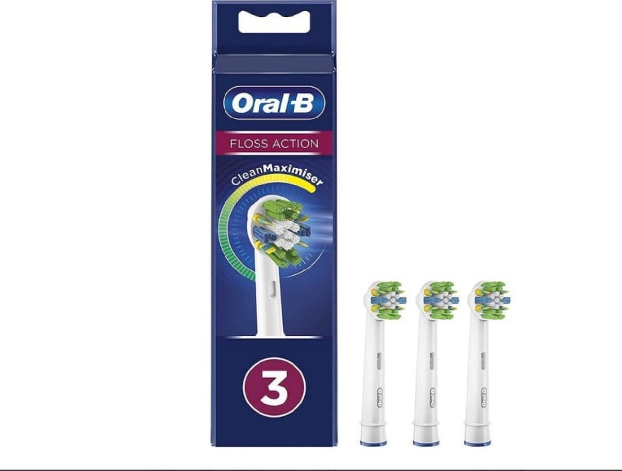 Oral B Oral-B Opzetborstels FlossAction EB25RB-3 - 3 Stuks Oral B Oral-B Opzetborstels FlossAction EB25RB-3 - 3 Stuks
