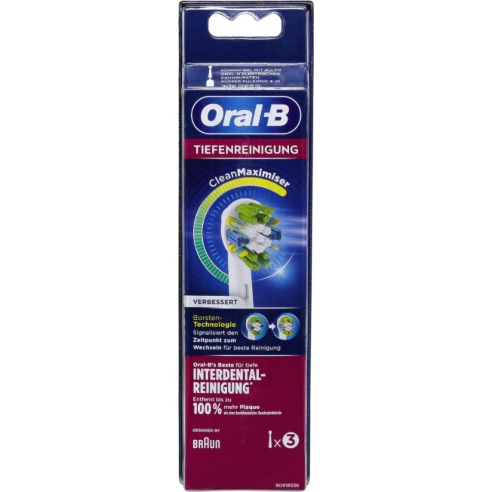 Oral B Oral-B Opzetborstels FlossAction EB25RB-3 - 3 Stuks Oral B Oral-B Opzetborstels FlossAction EB25RB-3 - 3 Stuks