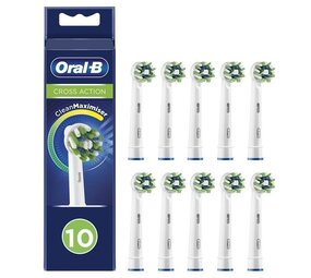 Oral B Oral-B Crossaction Opzetborstels  - 10 Stuks Oral B Oral-B Crossaction Opzetborstels  - 10 Stuks
