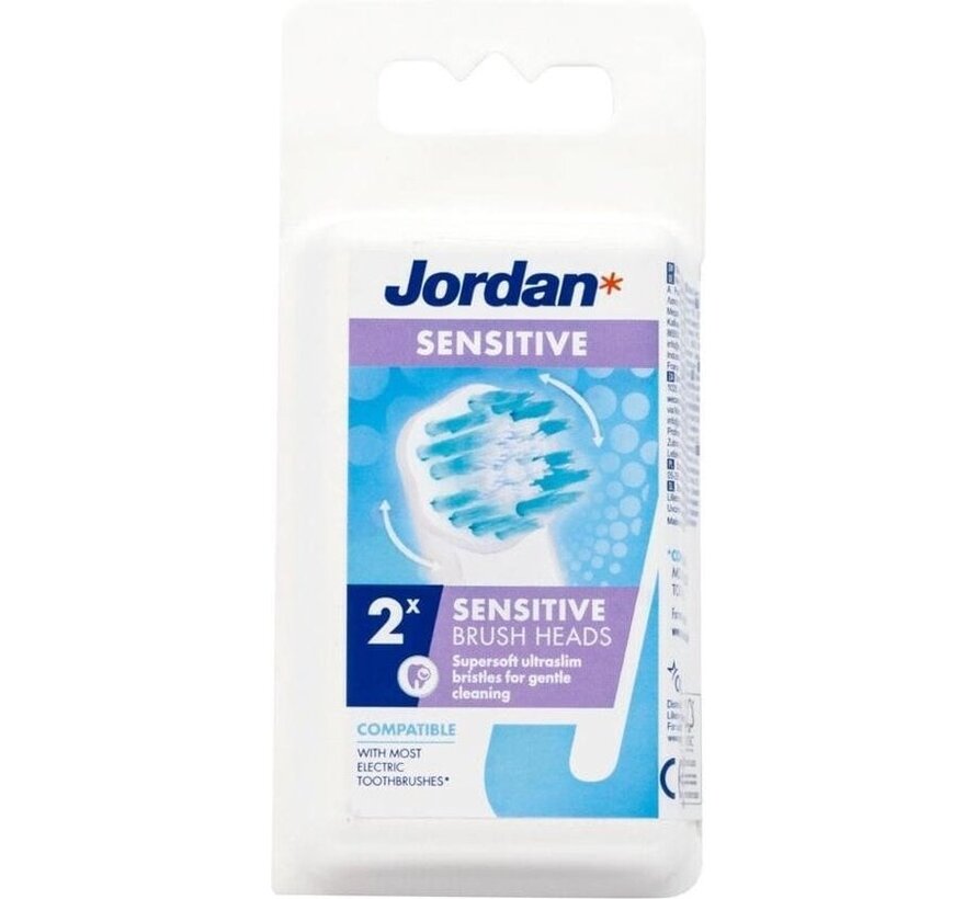 Jordan Opzetborstels Sensitive 2-pack