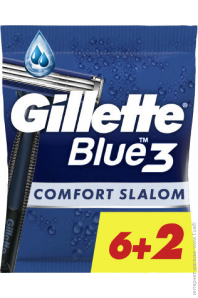 Gillette Gillette Blue 3 Comfort Slalom Wegwerpmesjes - 8 stuks