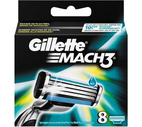 Gillette Gillette Mach3 Scheermesjes - 8 Stuks Gillette Gillette Mach3 Scheermesjes - 8 Stuks